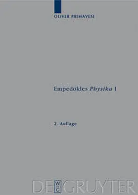 Primavesi | Empedokles "Physika" I | E-Book | sack.de