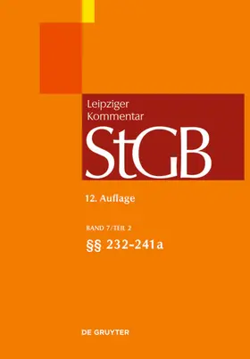 Kudlich / Krehl / Güntge |  §§ 232-241a | eBook | Sack Fachmedien