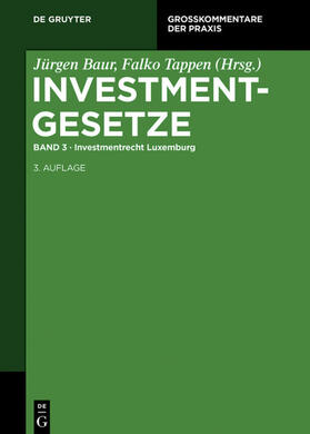 Baur / Tappen |  Investmentrecht Luxemburg | eBook | Sack Fachmedien