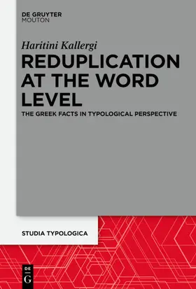 Kallergi | Reduplication at the Word Level | E-Book | www.sack.de