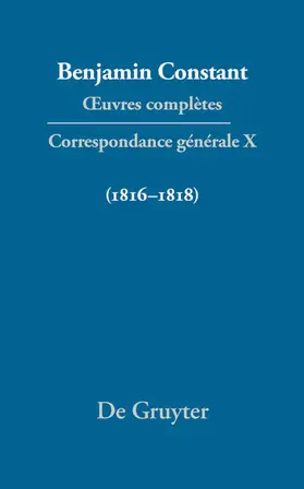 Courtney / Rowe |  Correspondance générale 1816–1818 | eBook | Sack Fachmedien