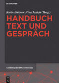 Birkner / Janich |  Handbuch Text und Gespräch | eBook | Sack Fachmedien