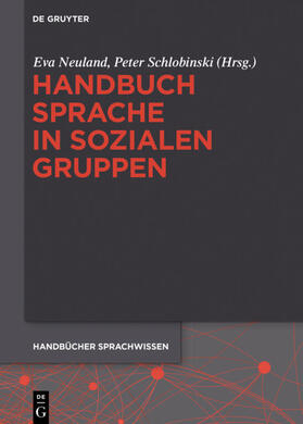 Neuland / Schlobinski | Handbuch Sprache in sozialen Gruppen | E-Book | sack.de