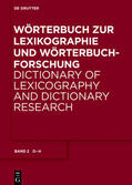 Wiegand / Beißwenger / Gouws |  Wörterbuch zur Lexikographie und Wörterbuchforschung | eBook | Sack Fachmedien
