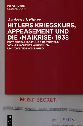 Krämer | Hitlers Kriegskurs, Appeasement und die „Maikrise“ 1938 | E-Book | www.sack.de