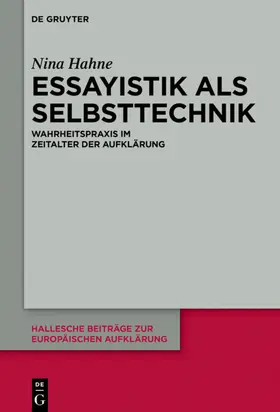 Hahne |  Essayistik als Selbsttechnik | eBook | Sack Fachmedien