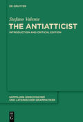 Valente |  The Antiatticist | Buch |  Sack Fachmedien