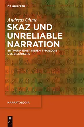 Ohme |  Skaz und Unreliable Narration | Buch |  Sack Fachmedien