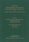 Vagelpohl |  Galeni In Hippocratis Epidemiarum librum I commentariorum I-III versio Arabica | Buch |  Sack Fachmedien