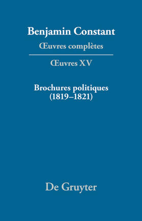 Delbouille / Kloocke | Brochures politiques (1819–1821) | E-Book | sack.de