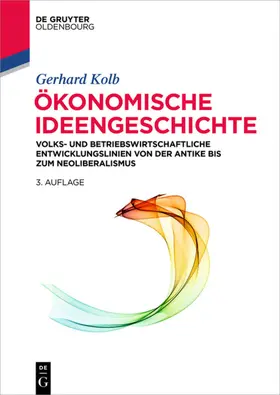 Kolb |  Ökonomische Ideengeschichte | eBook | Sack Fachmedien