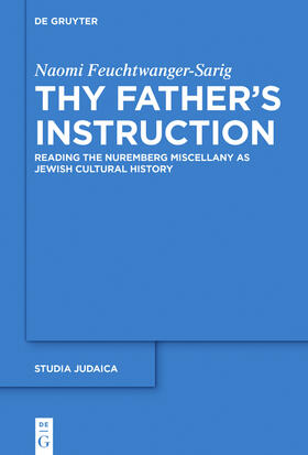 Feuchtwanger-Sarig |  Thy Father’s Instruction | eBook | Sack Fachmedien