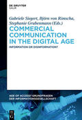 Siegert / Rimscha / Grubenmann |  Commercial Communication in the Digital Age | Buch |  Sack Fachmedien