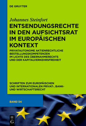 Steinfort | Entsendungsrechte in den Aufsichtsrat im europäischen Kontext | E-Book | sack.de