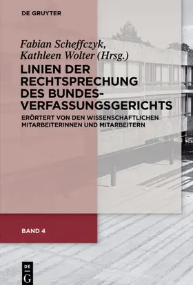 Scheffczyk / Wolter | Linien der Rechtsprechung des Bundesverfassungsgerichts | E-Book | sack.de