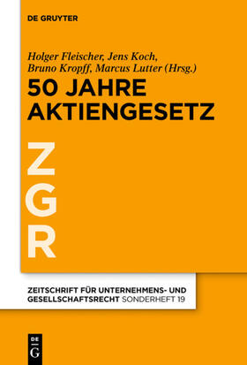 Fleischer / Koch / Kropff |  50 Jahre Aktiengesetz | eBook | Sack Fachmedien