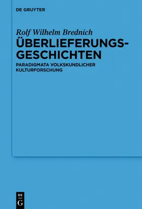 Brednich |  Überlieferungsgeschichten | eBook | Sack Fachmedien