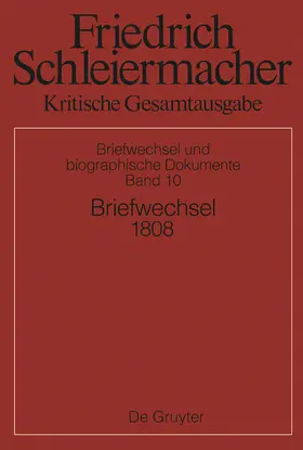 Gerber / Schmidt |  Briefwechsel 1808 | Buch |  Sack Fachmedien