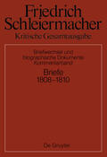 Schmidt |  Schleiermacher, Friedrich: Kritische Gesamtausgabe 
Schleiermacher, Friedrich: Kritische Gesamtausgabe | eBook | Sack Fachmedien