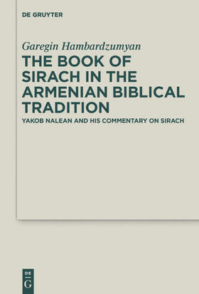 Hambardzumyan | The Book of Sirach in the Armenian Biblical Tradition | E-Book | sack.de