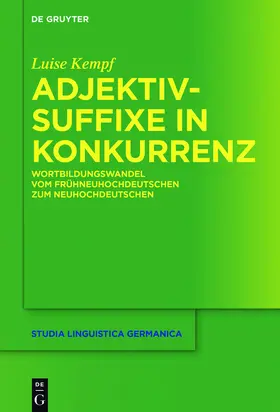 Kempf | Adjektivsuffixe in Konkurrenz | E-Book | sack.de