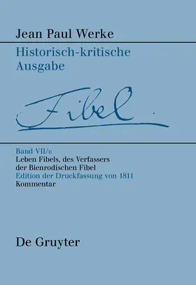 Kluger | Leben Fibels, des Verfassers der Bienrodischen Fibel, 2 | Buch | 978-3-11-043209-1 | www.sack.de