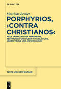 Becker |  Porphyrios, "Contra Christianos" | eBook | Sack Fachmedien