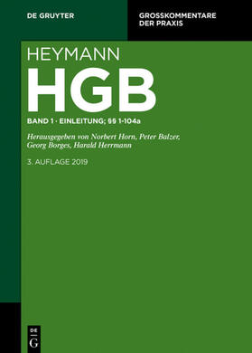 Horn / Balzer / Borges | Heymann - Handelsgesetzbuch (ohne Seerecht) | E-Book | sack.de