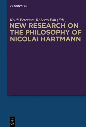 Peterson / Poli |  New Research on the Philosophy of Nicolai Hartmann | eBook | Sack Fachmedien