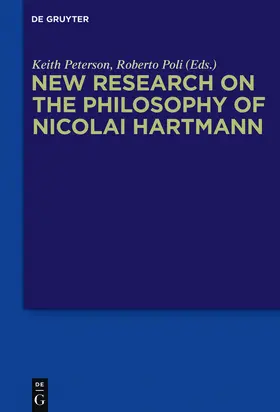 Poli / Peterson |  New Research on the Philosophy of Nicolai Hartmann | Buch |  Sack Fachmedien