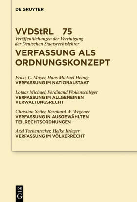 Mayer / Heinig / Michael | Verfassung als Ordnungskonzept | E-Book | sack.de
