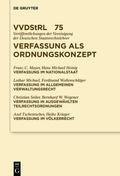Mayer / Heinig / Michael |  Verfassung als Ordnungskonzept | eBook | Sack Fachmedien