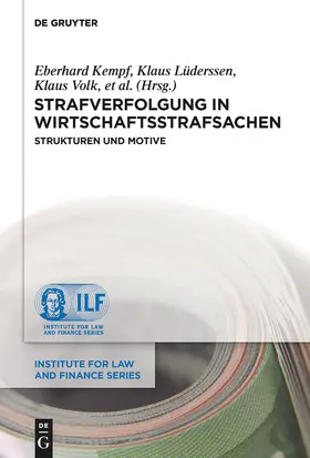 Kempf / Lüderssen / Volk |  Strafverfolgung in Wirtschaftsstrafsachen | Buch |  Sack Fachmedien