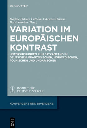 Dalmas / Fabricius-Hansen / Schwinn | Variation im europäischen Kontrast | E-Book | sack.de