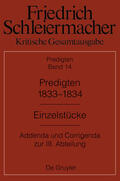 Meckenstock |  Predigten 1833-1834 | eBook | Sack Fachmedien
