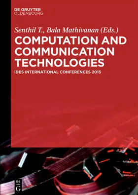 Mathivanan / Kumar |  Computation and Communication Technologies | Buch |  Sack Fachmedien