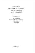 Bockemühl / Heintschel-Heinegg / Lang |  Festschrift für Ottmar Breidling zum 70. Geburtstag am 15. Februar 2017 | eBook | Sack Fachmedien
