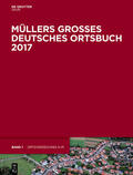 Degruyter |  Müllers Großes Deutsches Ortsbuch 2017 | Buch |  Sack Fachmedien