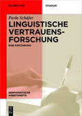 Schäfer |  Linguistische Vertrauensforschung | Buch |  Sack Fachmedien