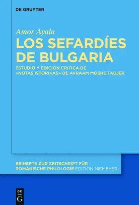 Ayala |  Los sefardíes de Bulgaria | Buch |  Sack Fachmedien