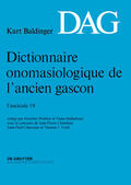 Winkler |  Dictionnaire onomasiologique de l’ancien gascon (DAG). Fascicule 19 | Buch |  Sack Fachmedien