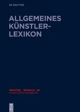 Meißner / Beyer / Savoy |  Allgemeines Künstlerlexikon | Buch |  Sack Fachmedien