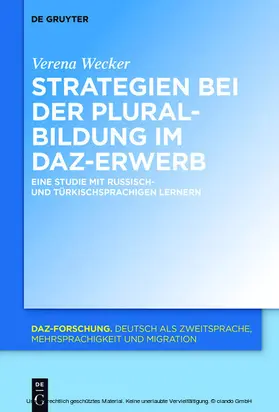 Wecker |  Strategien bei der Pluralbildung im DaZ-Erwerb | eBook | Sack Fachmedien