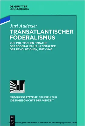 Auderset |  Transatlantischer Föderalismus | eBook | Sack Fachmedien