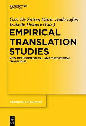 Sutter / Lefer / Delaere |  Empirical Translation Studies | eBook | Sack Fachmedien