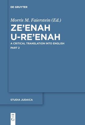 Faierstein |  Ze'enah u Re'enah | eBook | Sack Fachmedien