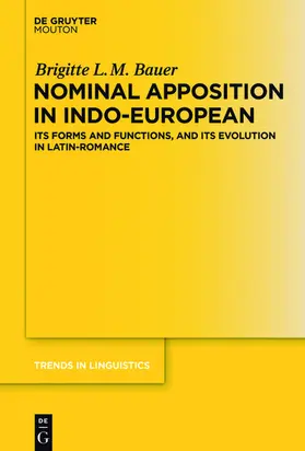 Bauer |  Nominal Apposition in Indo-European | eBook | Sack Fachmedien