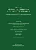 Vagelpohl |  Galeni in Hippocratis Epidemiarum librum II commentariorum IV-VI versio Arabica et indices | Buch |  Sack Fachmedien