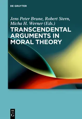Brune / Stern / Werner | Transcendental Arguments in Moral Theory | E-Book | www.sack.de
