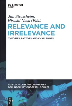 Strassheim / Nasu / Straßheim |  Relevance and Irrelevance | Buch |  Sack Fachmedien